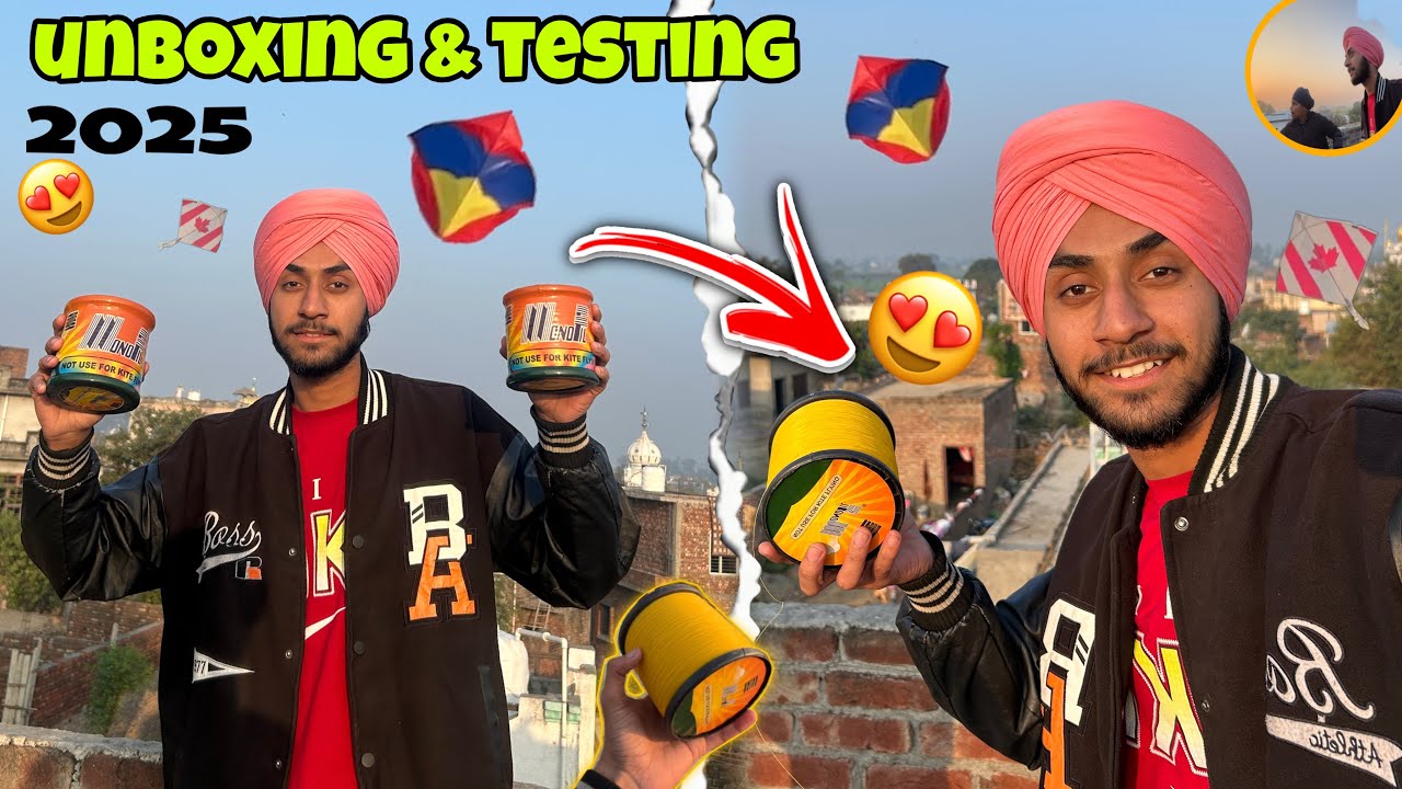 Unboxing & Testing 😍 Monofill ￼ Gattu kite flying ￼