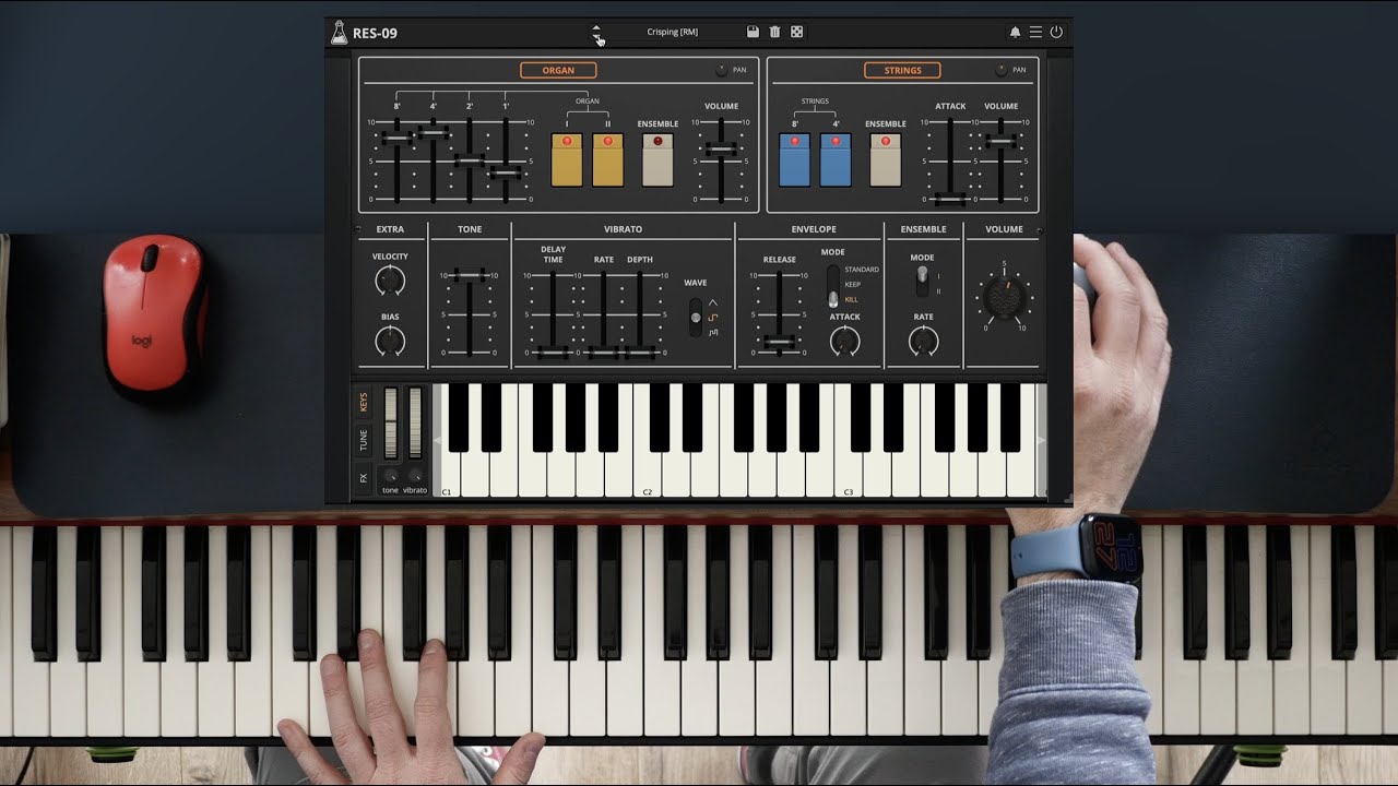 AudioThing RES-09 - RS-09 Emulation - Presets Overview [no talking]