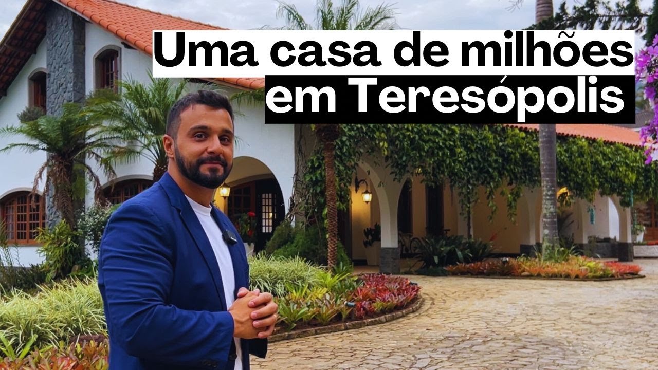 MANSÃO INCRÍVEL À VENDA EM TERESÓPOLIS COM O MELHOR QUE A REGIÃO SERRANA OFERECE - BRICK. ❌VENDIDA❌