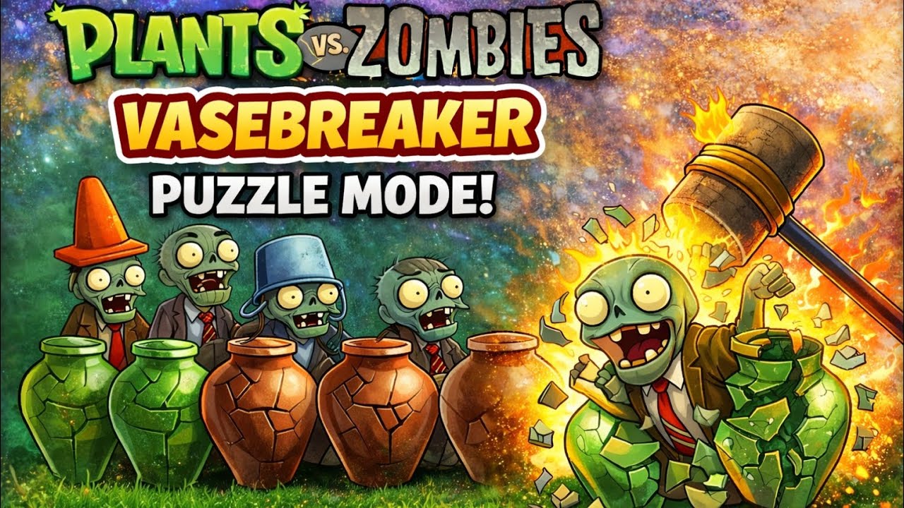 Plants vs Zombies Vase Breaker Puzzle Mode | All Levels Completed | Android Gameplay