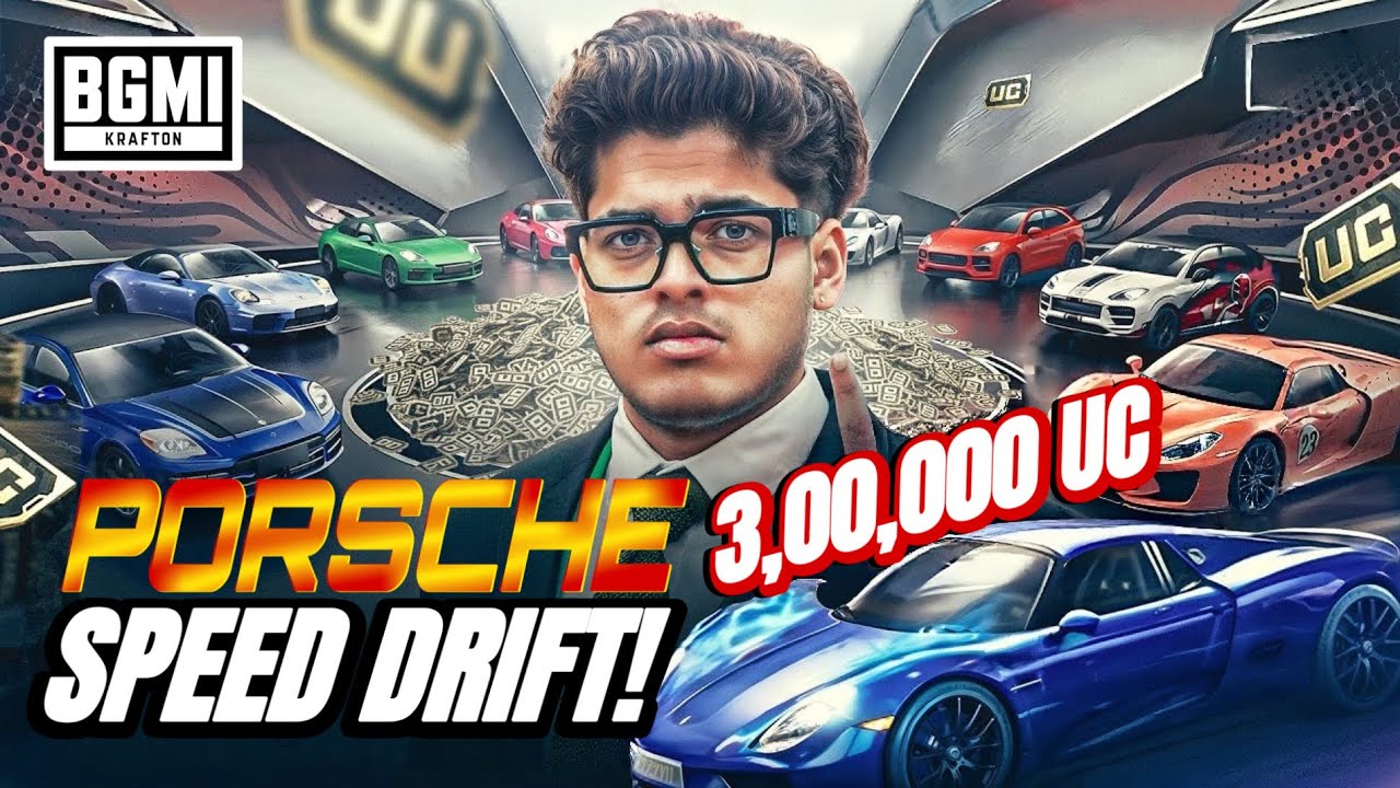 😱3,00,000 UC PORSCHE CRATE OPENING | SPEED DRIFT | JONATHAN GAMING | @JONATHANGAMINGYT