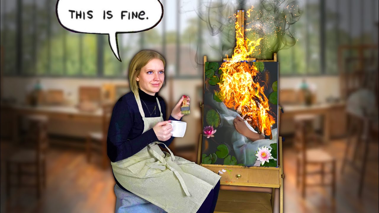 Ich VERBRENNE meine Kunst... & mache sie besser!