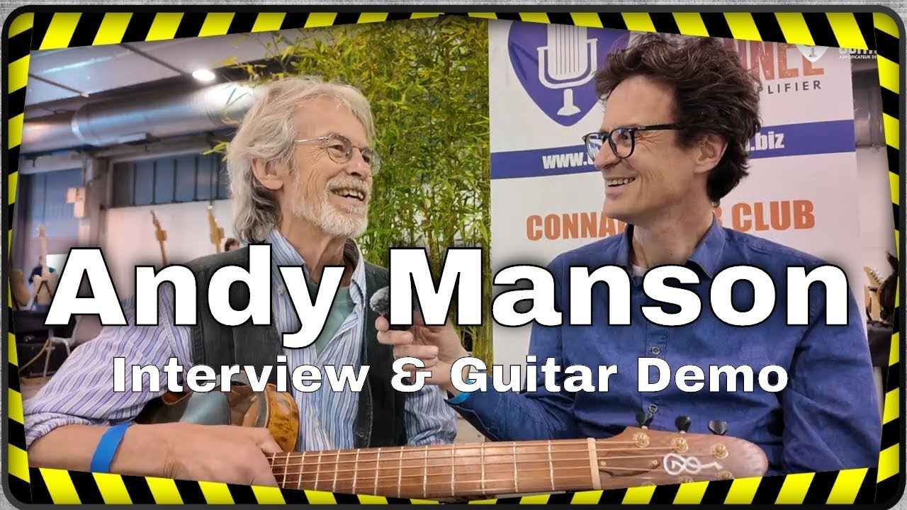 Andy Manson, luthier interview and archtop guitar demo in Padova