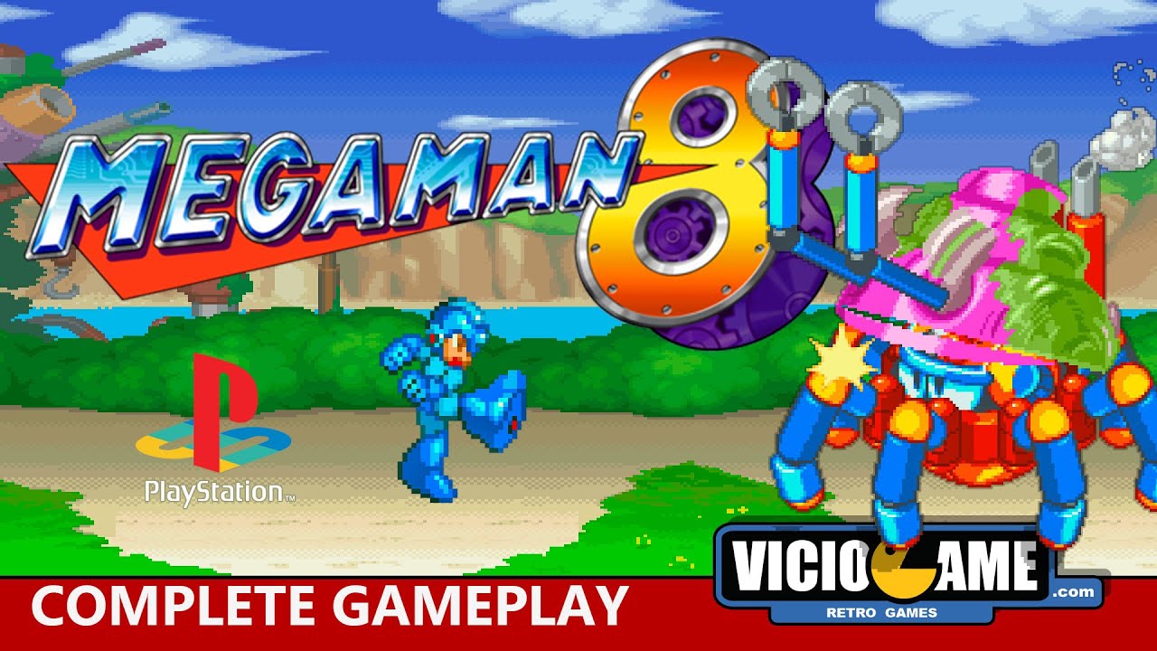 🎮 Mega Man 8 (PlayStation) Complete Gameplay