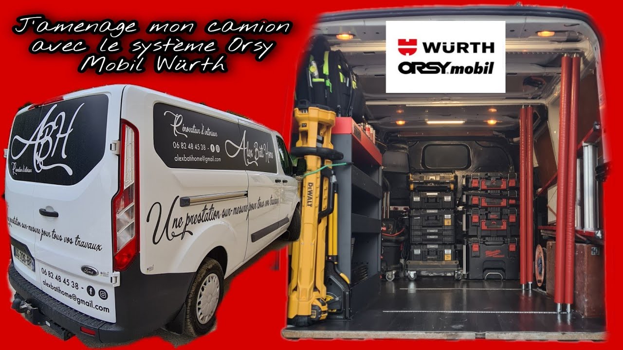 J'équipe mon camion avec le système Orsy Mobil de chez würth