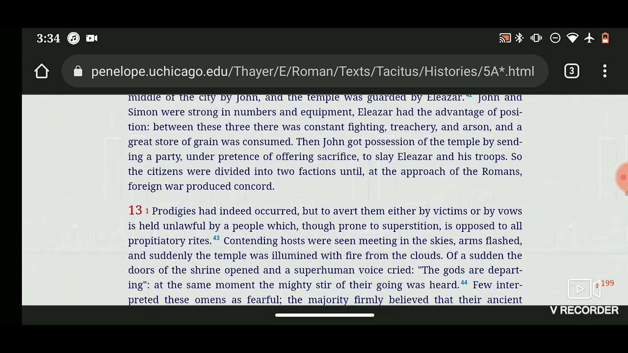 Vespasian Flavius is the Messiah? Tactitus, Suetonius and Josephus Flavius confirm