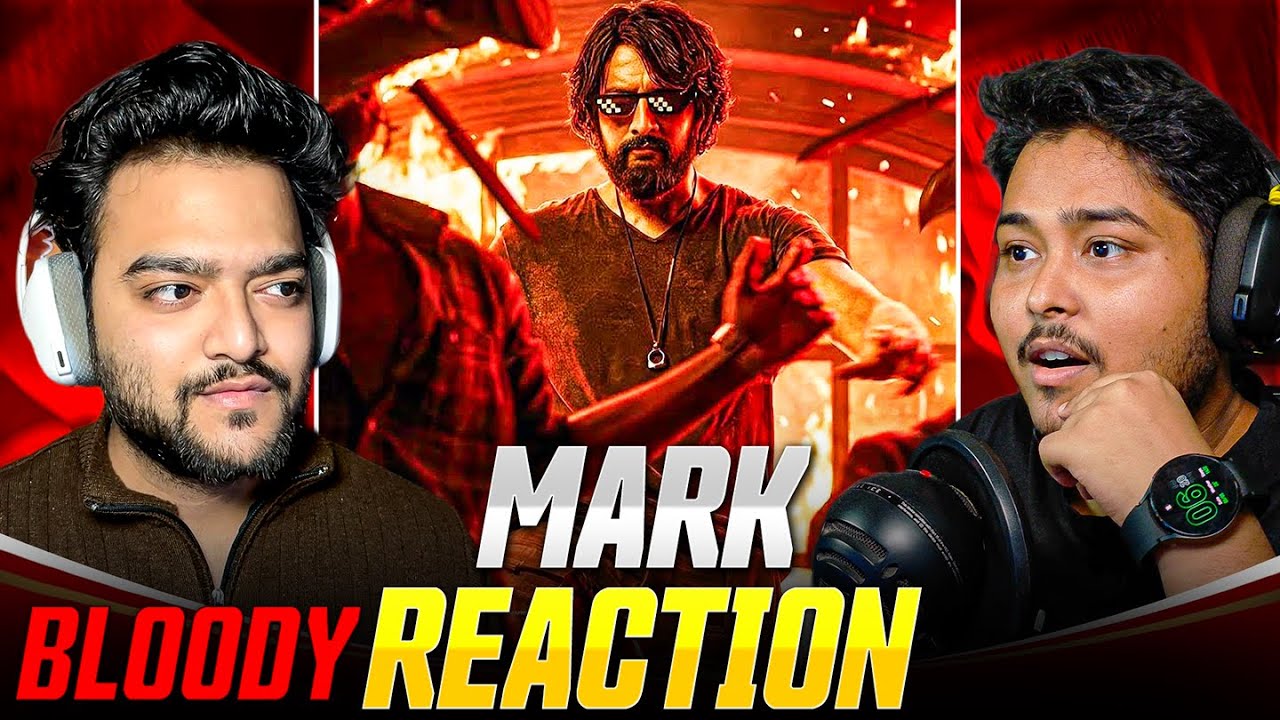 MARK Trailer Reaction | Kichcha Sudeepa | Vijay Kartikeyaa | Kannada Mass Action 2025 | Desi Bros TV