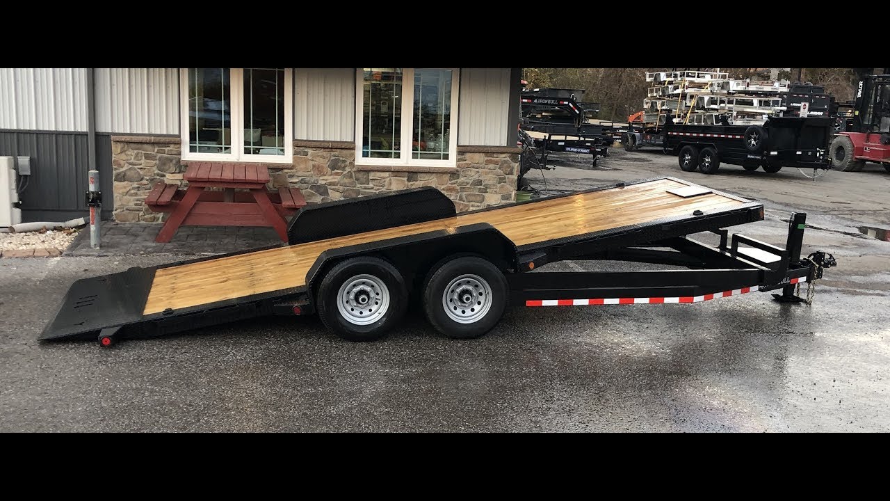 Ironbull 7x20' Power Tilt Equipment Trailer 14000# GVW TLB8320072-POWER