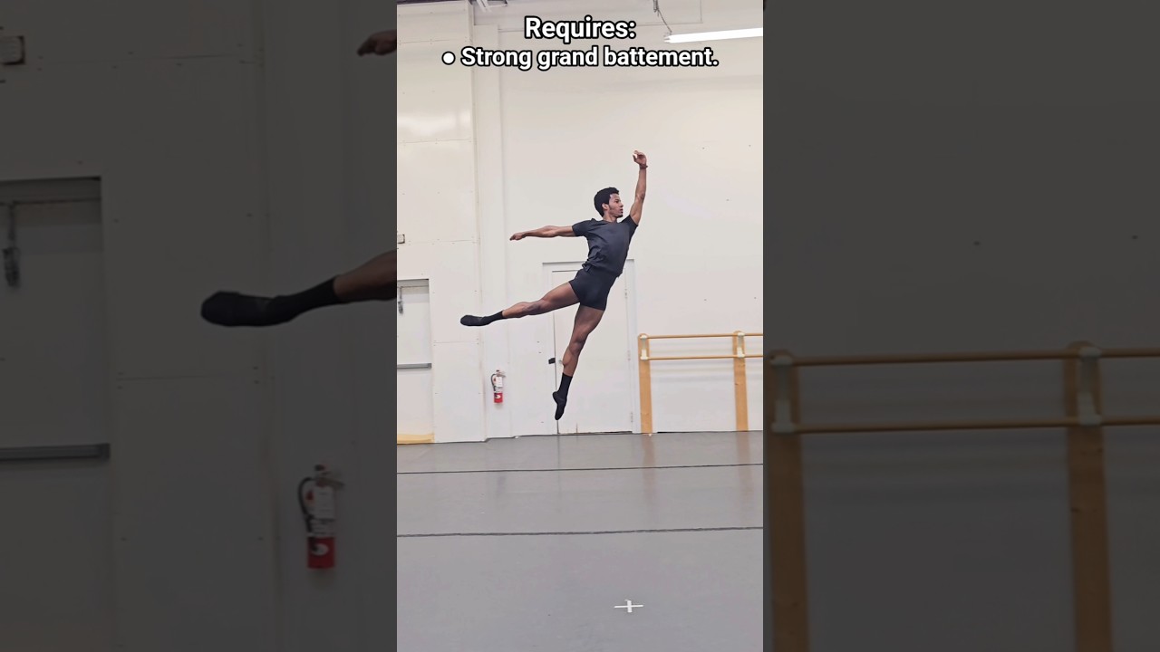 Double cabriole tutorial. #dance #ballet #flexibility #dancer #maledancer #danza #tutorial #strength