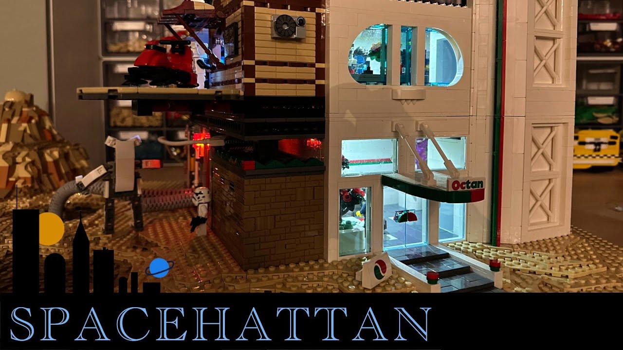 DIY LED Beleuchtung für meine LEGO MOCs Endlich kommt Licht ins Dunkel - Lego Spacehattan Projekt 10