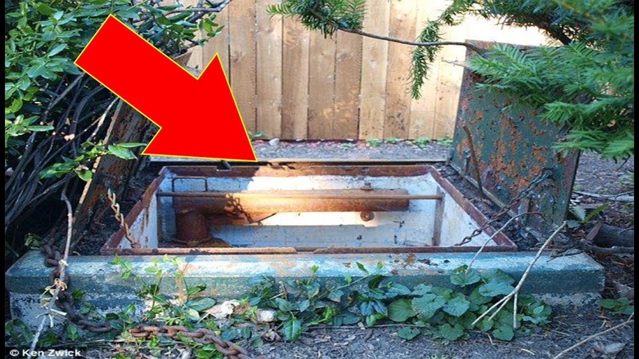 Семья обнаружила полностью укомплектованное убежище от ядерной угрозы на своем заднем дворе спуст...