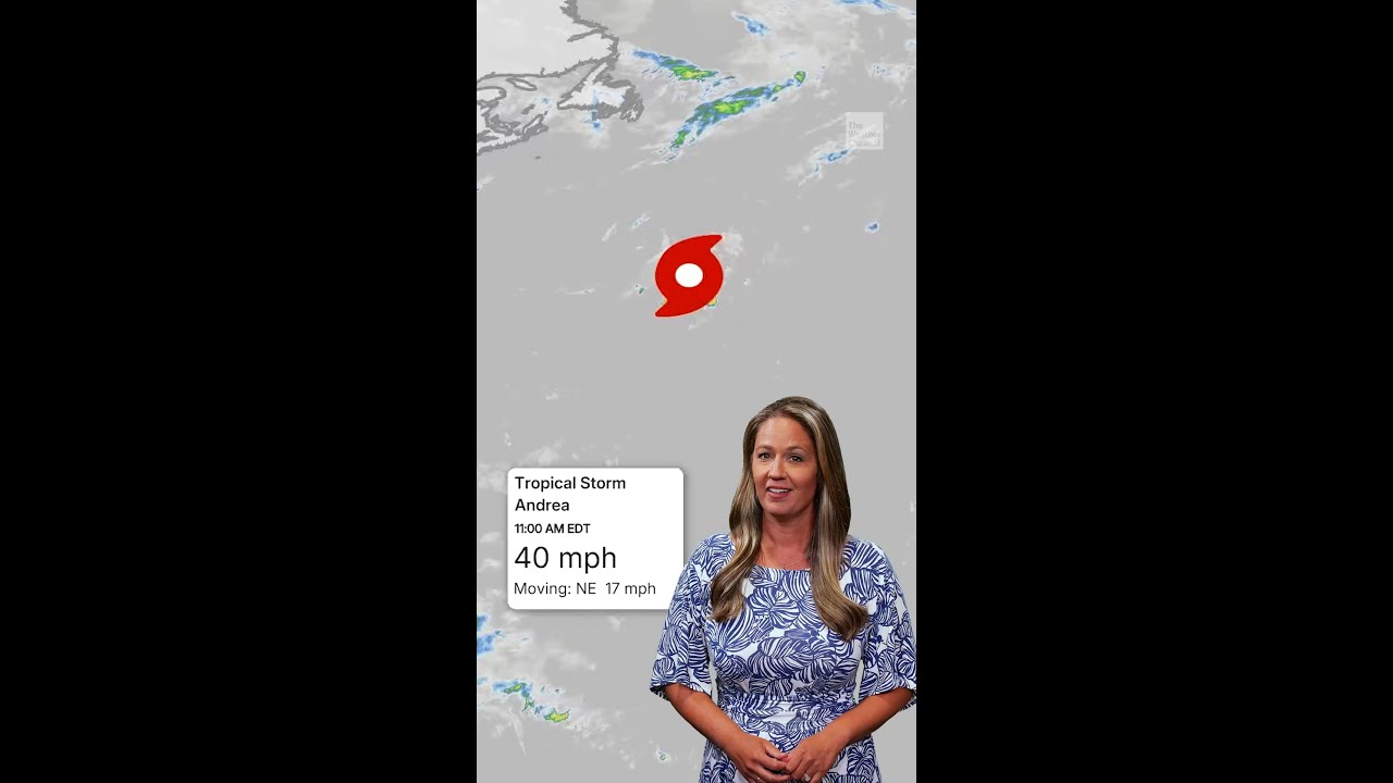The First Named Storm Of The Atlantic Hurricane Season