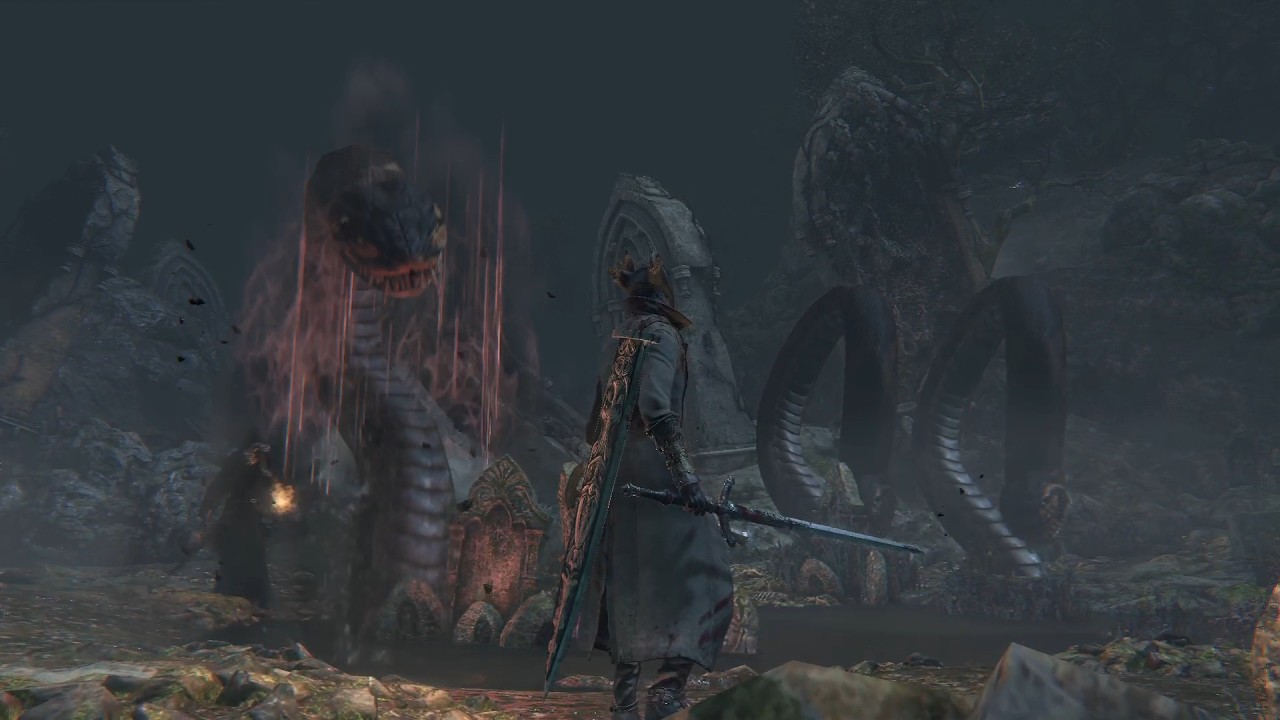 Bloodborne ブラッドボーン エリアボス #07  禁域の森  ヤーナムの影