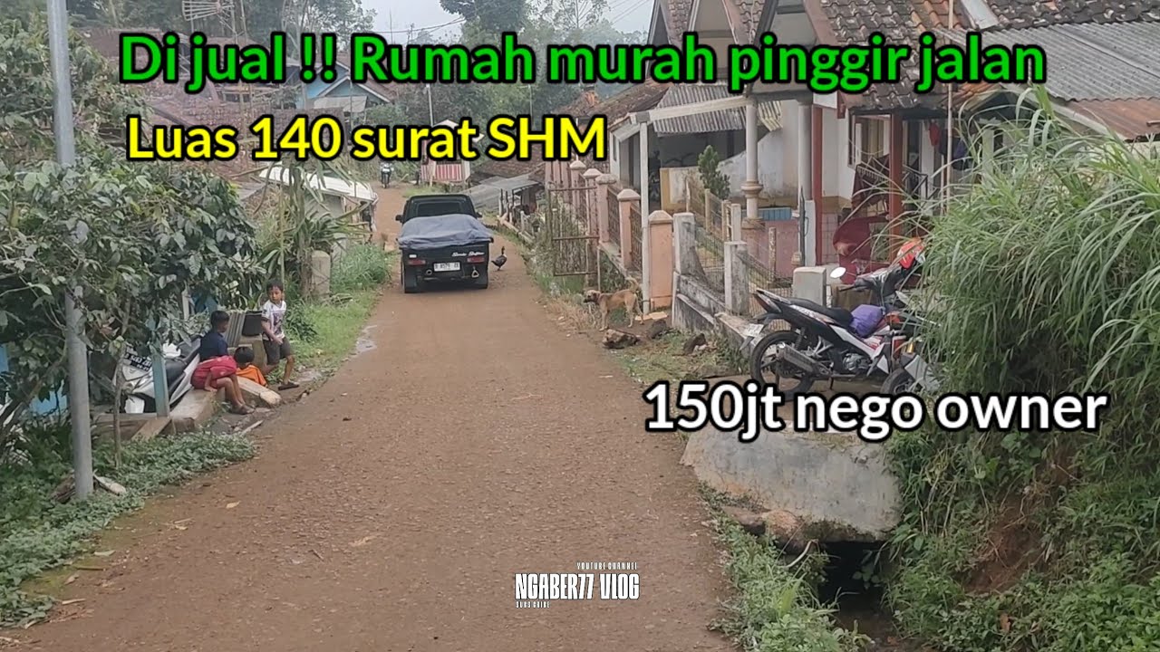 Di jual Rumah Pinggir jalan luas 140m Harga 150jt Nego lokasi Kecamatan Ciwidey 