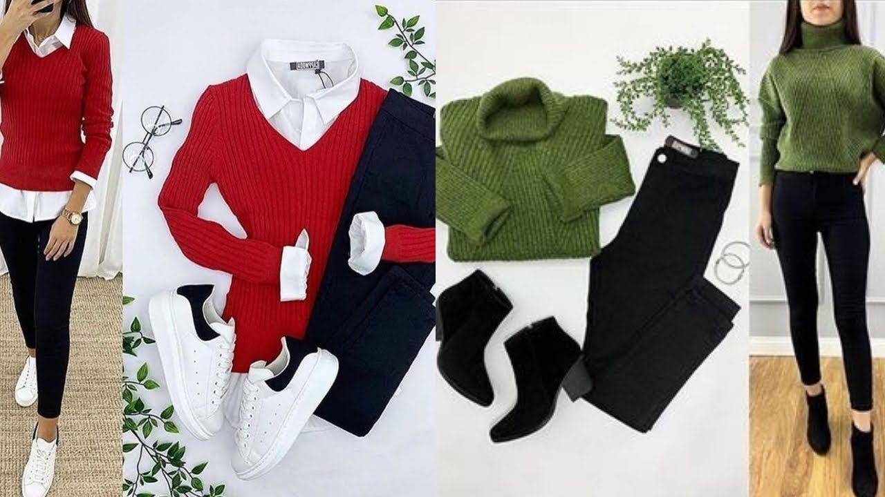 OUTFITS Y CONJUNTOS DE ROPA DE MODA MUJER  2022/ COMBINACIONES DE ROPA MODERNA/ COMO COMBINAR ROPA