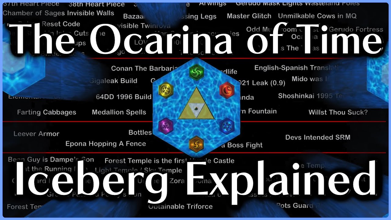 The Zelda Ocarina of Time Iceberg Explained: Oddities, Rumors, Myths and Trivia