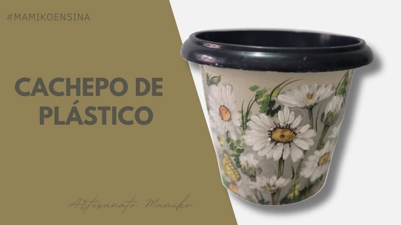 Cachepo de Plástico