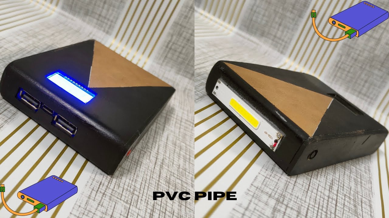 How To Make Power Bank From PVC Pipe || DIY Power Bank
