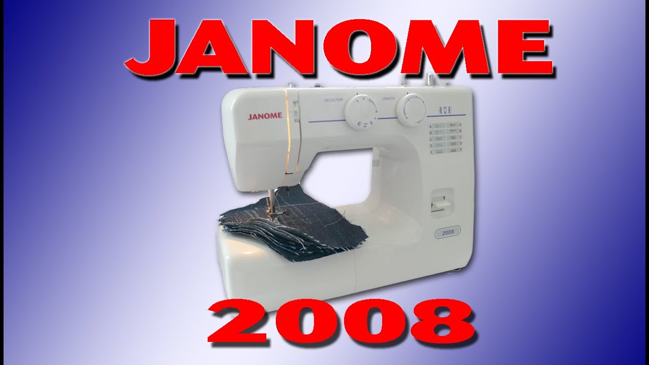 JANOME 2008 - VÍDEO AULA COMPLETO