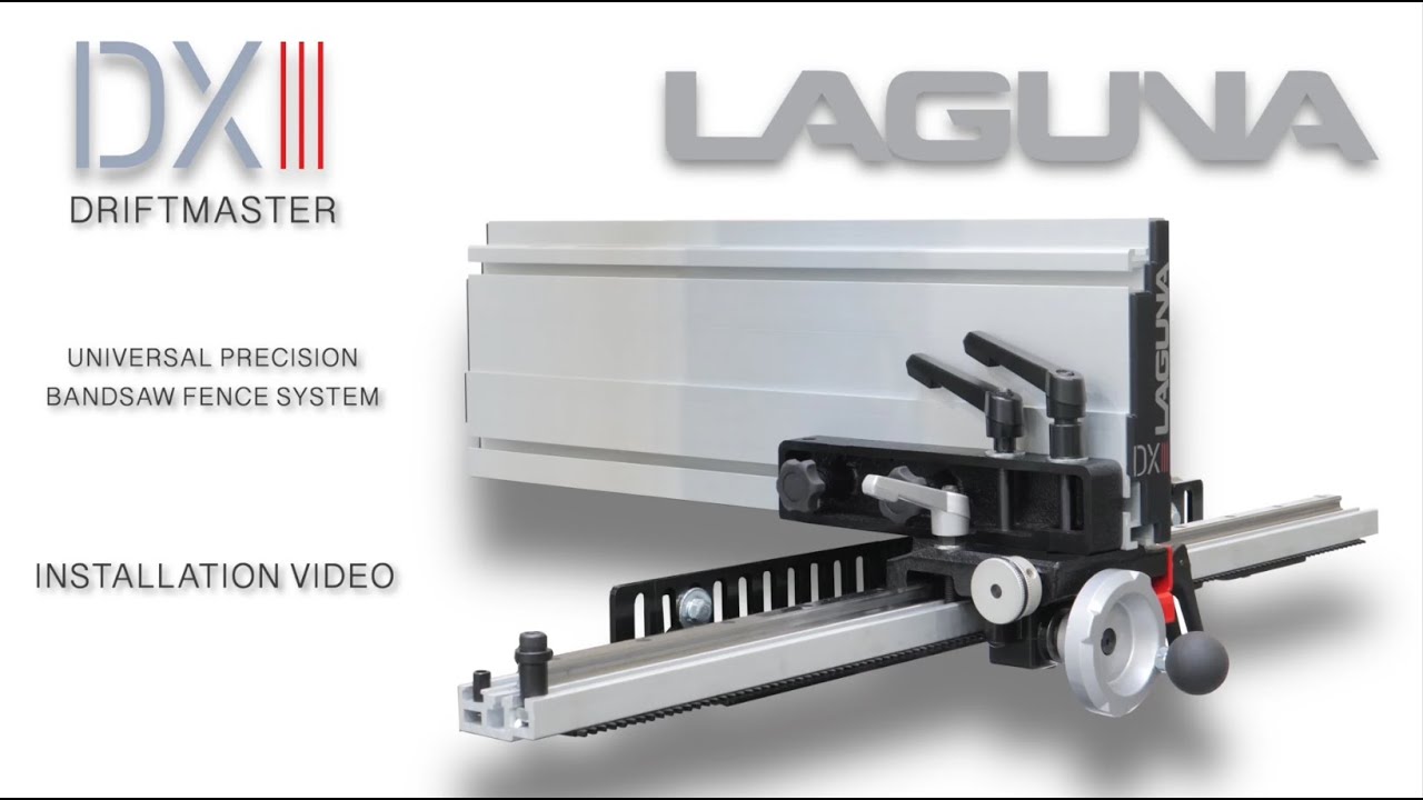 Руководство по установке ограждения DriftMaster от Laguna Tools