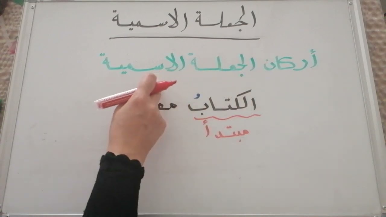 الجملة الاسمية للصف الخامس { المنهاج الجديد }
