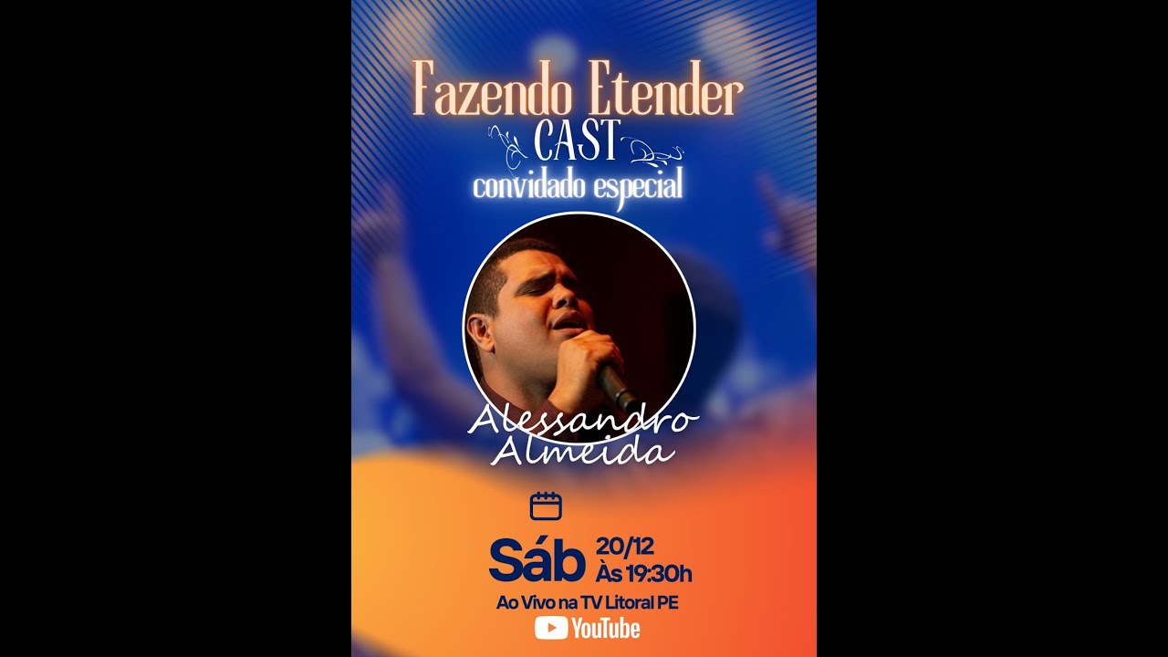ESTRÉIA DO PODCAST FAZENDO ENTENDENDER, APRESENTAÇÃO IVONALDO LINS E ADNA ALVES, ALESSANDRO ALMEIDA