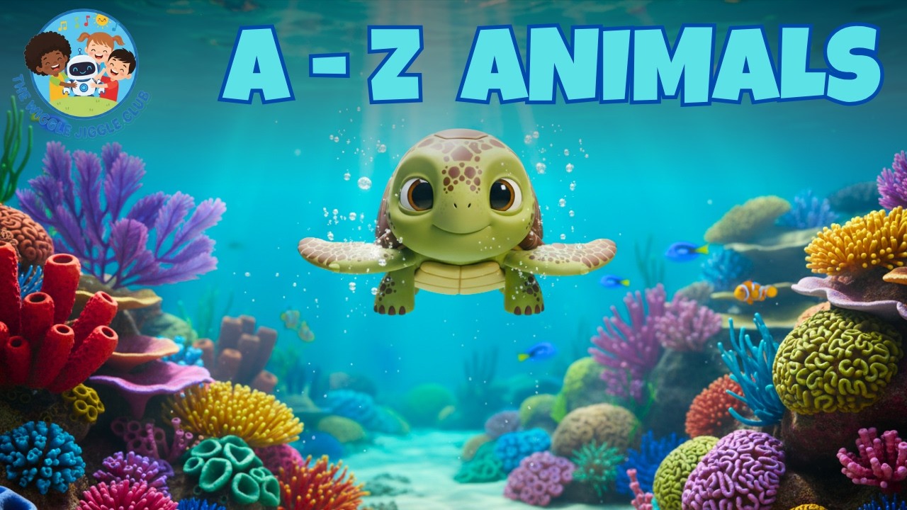 The Alphabet Sea Song 🐢 Learn ABC's with Sea Animals for Kids