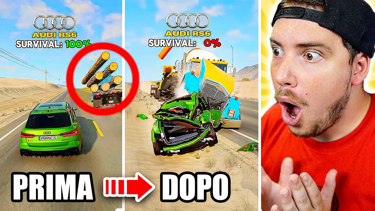 CE LA FA?? AUTO SCONTRI ESTREMI!! - Riesce a Sopravvivere?
