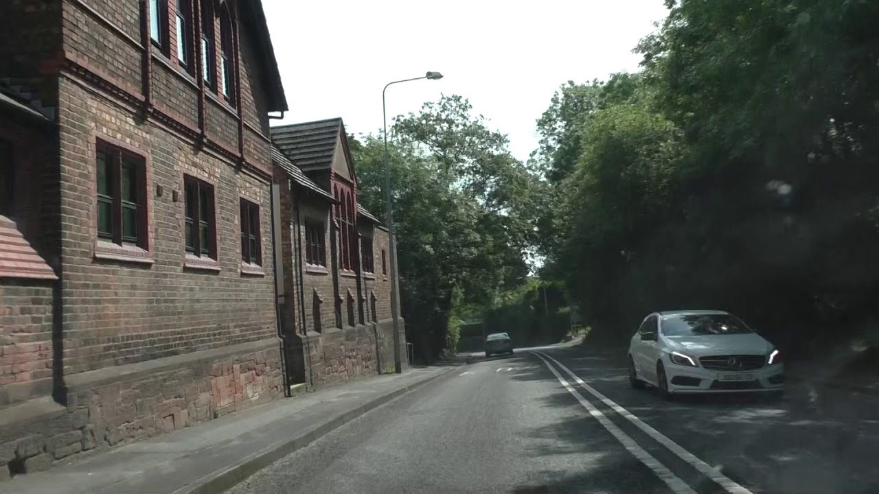 Driving On High Street, Bridge Lane & Sutton Causeway From Frodsham To Runcorn, UK 23rd June 2019
