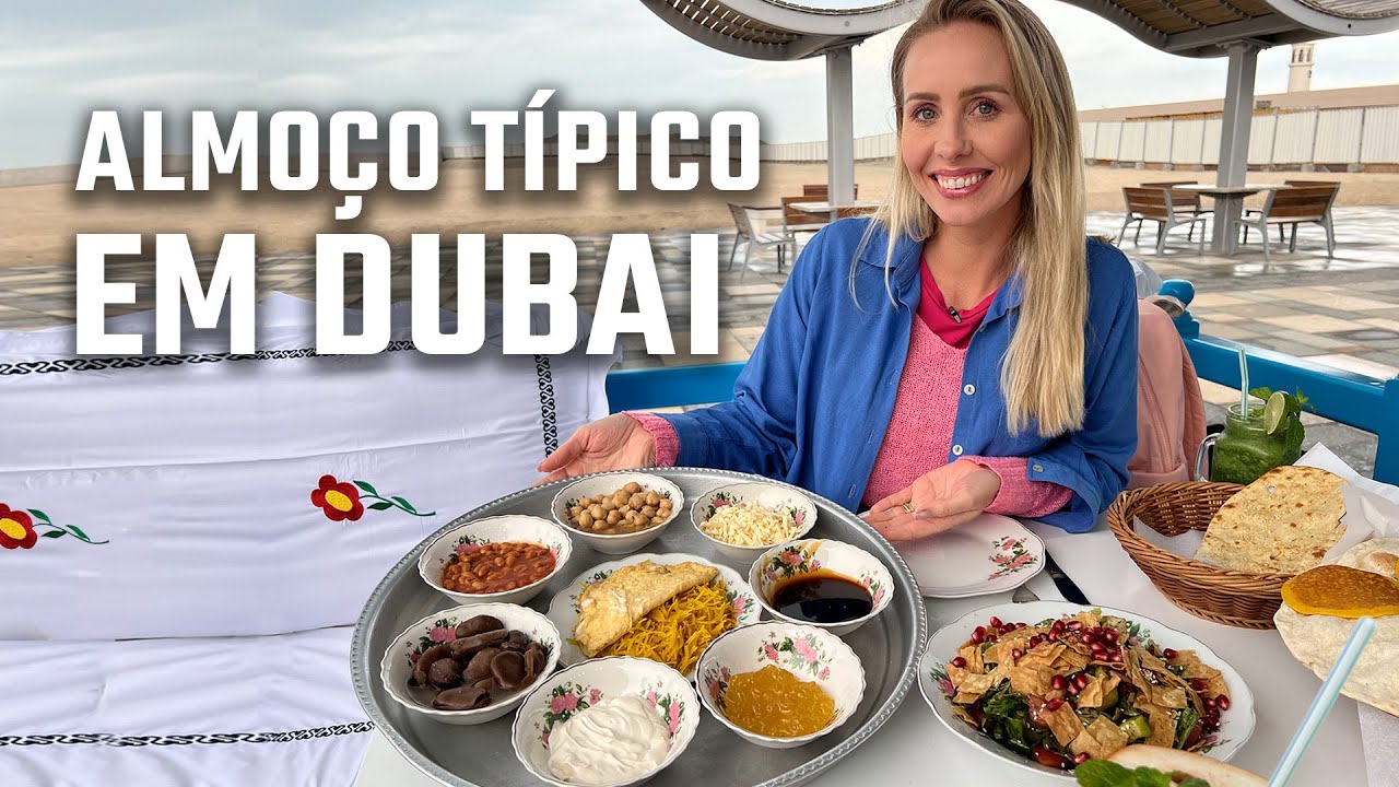 COMO é um TÍPICO ALMOÇO EMIRATE