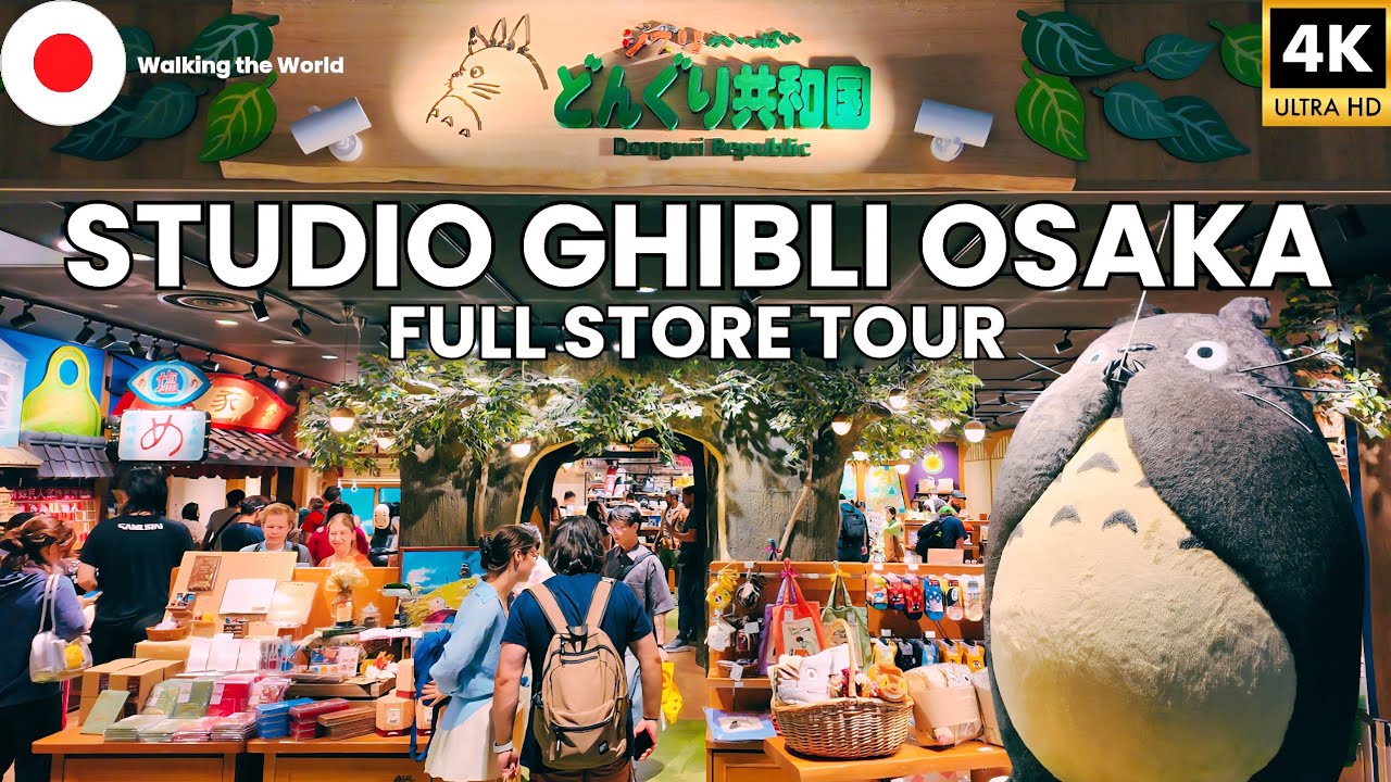 Inside Studio Ghibli Store in Osaka Japan - FULL Tour [4K]