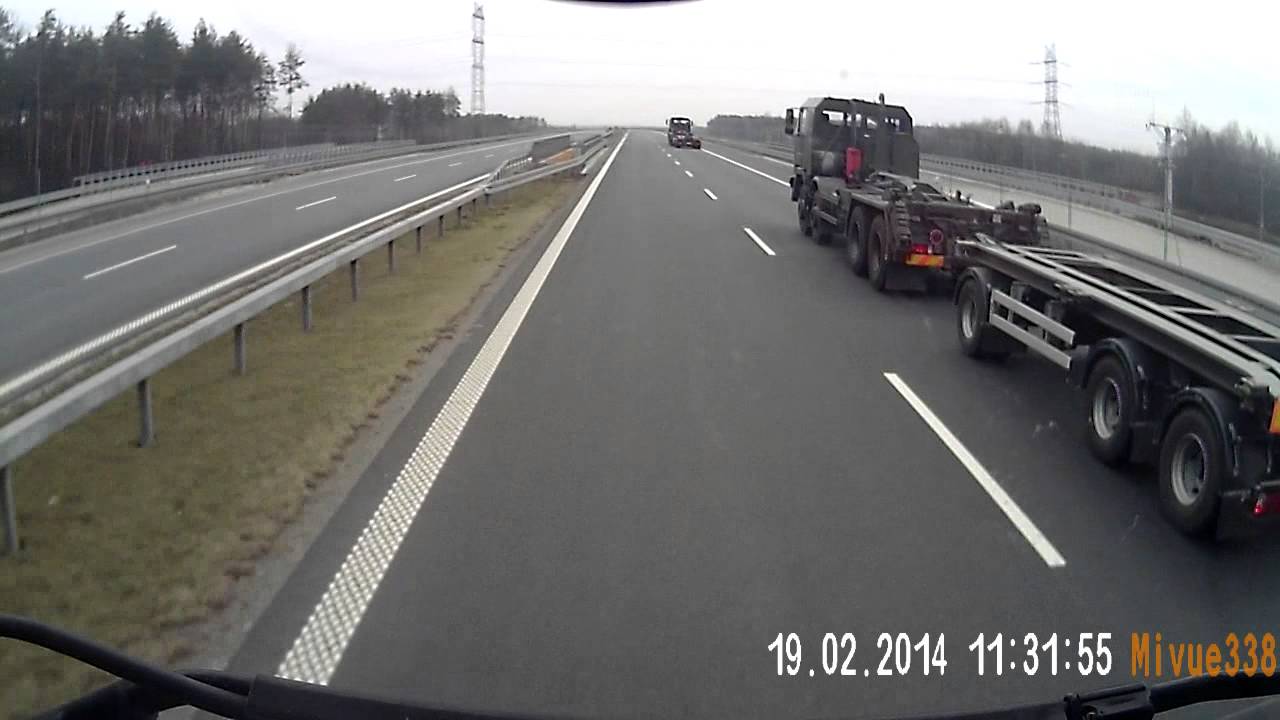 Wojskowy Jelcz na A4