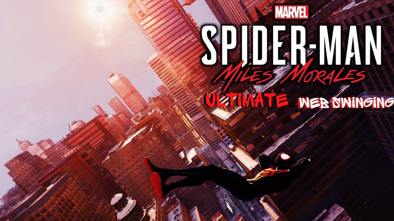 Hot Girl Bummer Slowed | ULTIMATE Smooth Stylish Web Swinging to Music Spider-Man: Miles Morales