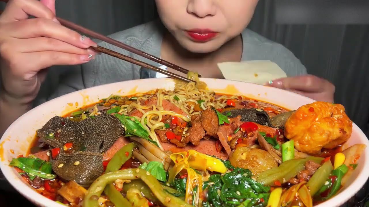 ULTRA SPICY Maocai Duck 🥵🌶️ | ASMR Mukbang | Part 16