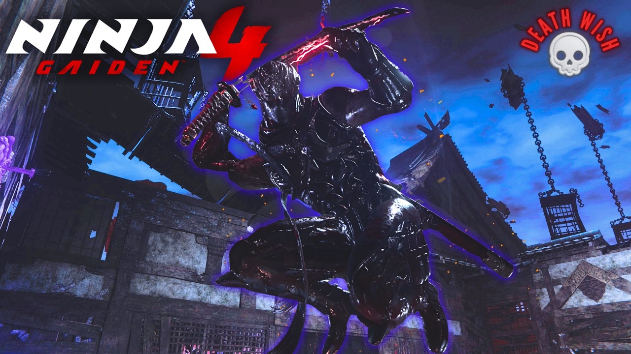 Ninja Gaiden 4 - Purgatory Trial 1 Ryu Death Wish - No Damage, Ninpo, UTs, Berserk - Full Combo