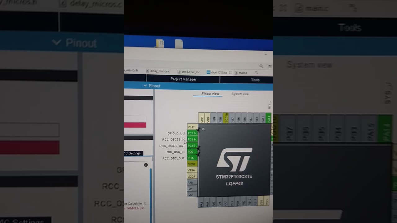 STM32 RTC и светодиод на PC13