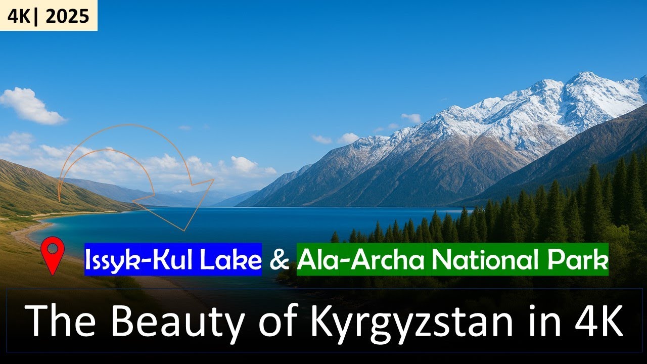 Discover Ala Archa National Park & Issyk Kul Lake 🇰🇬 | Stunning Nature of Kyrgyzstan | قیرقزستان