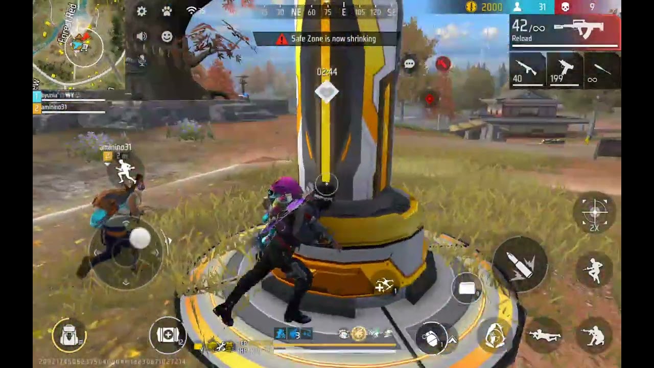 Part 2 me and my brother in free fire (and he quit)😅