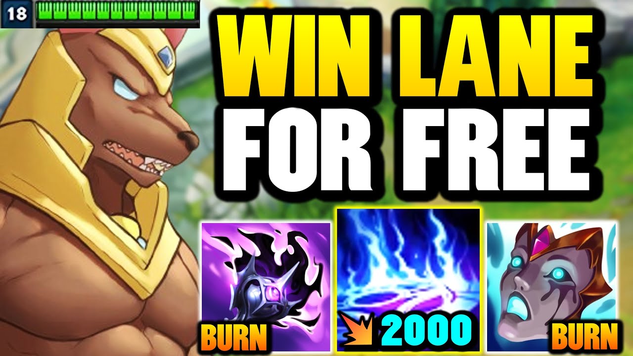 This AP Nasus build is DESTROYING every top lane match up... (ZERO BRAIN REQUIRED)