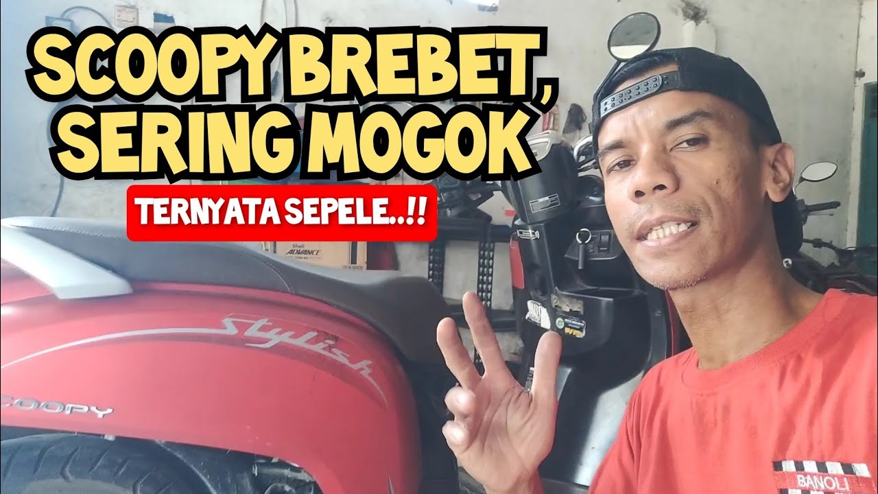 Scoopy brebet sering mogok saat jalan, tenyata sepele.