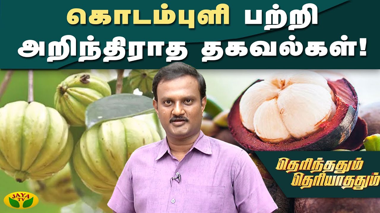 கொடம்புளி பற்றி அறிந்திராத தகவல்கள்! | Therinthathum Theriyathathum | Kaalai Malar | JayaTv