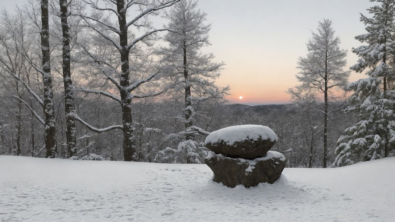 Runes Beneath the Snow — 雪下のルーン｜Silent North Winter Forest — 冬森の静寂