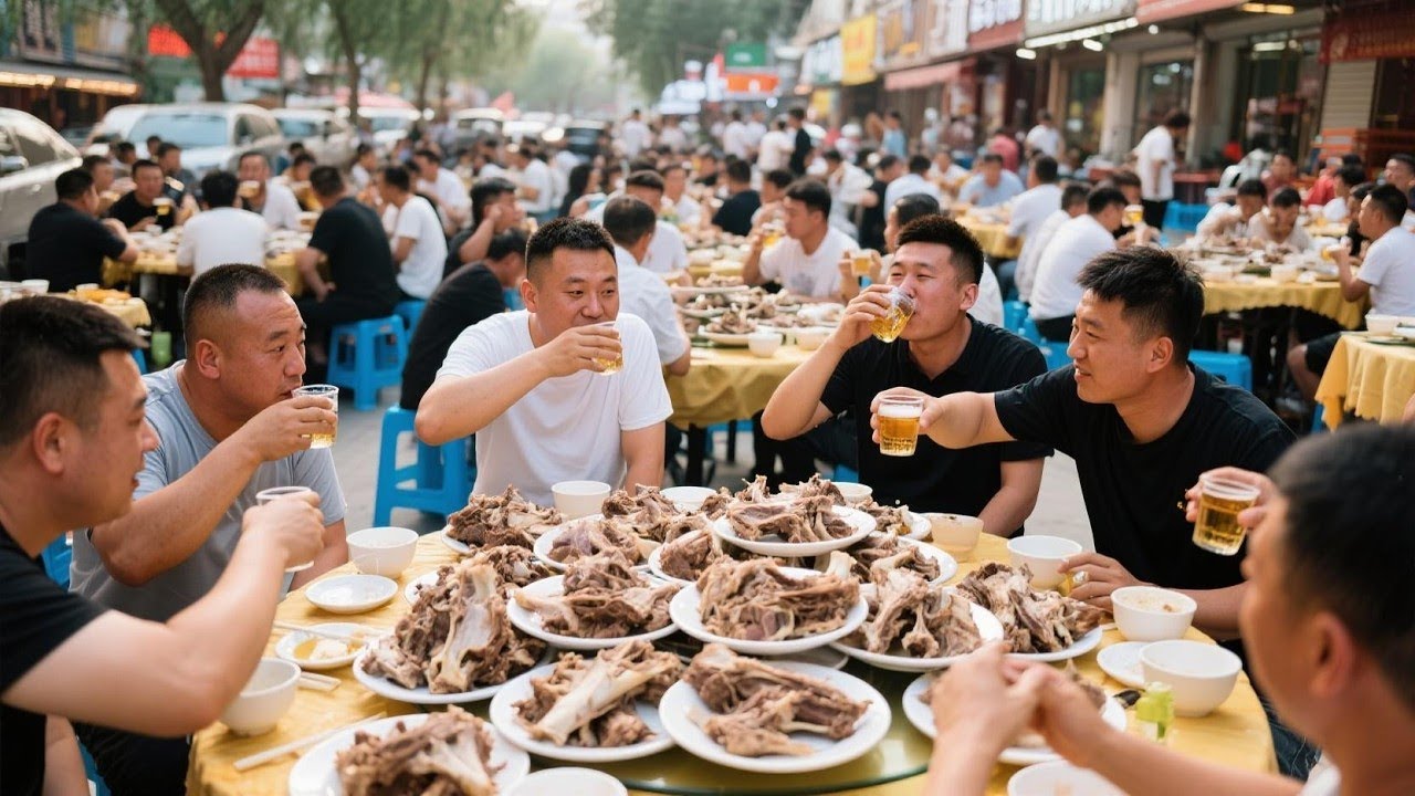 赶头锅兰州手抓羊肉，半斤起卖要多少切多少，正负超过10克免费吃【舟小九】