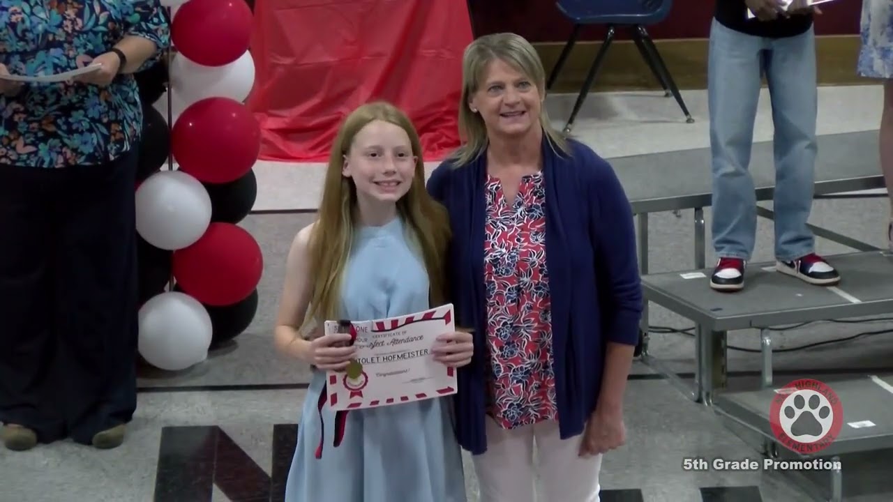 New Highland 5th Grade Promotion May 23, 2024