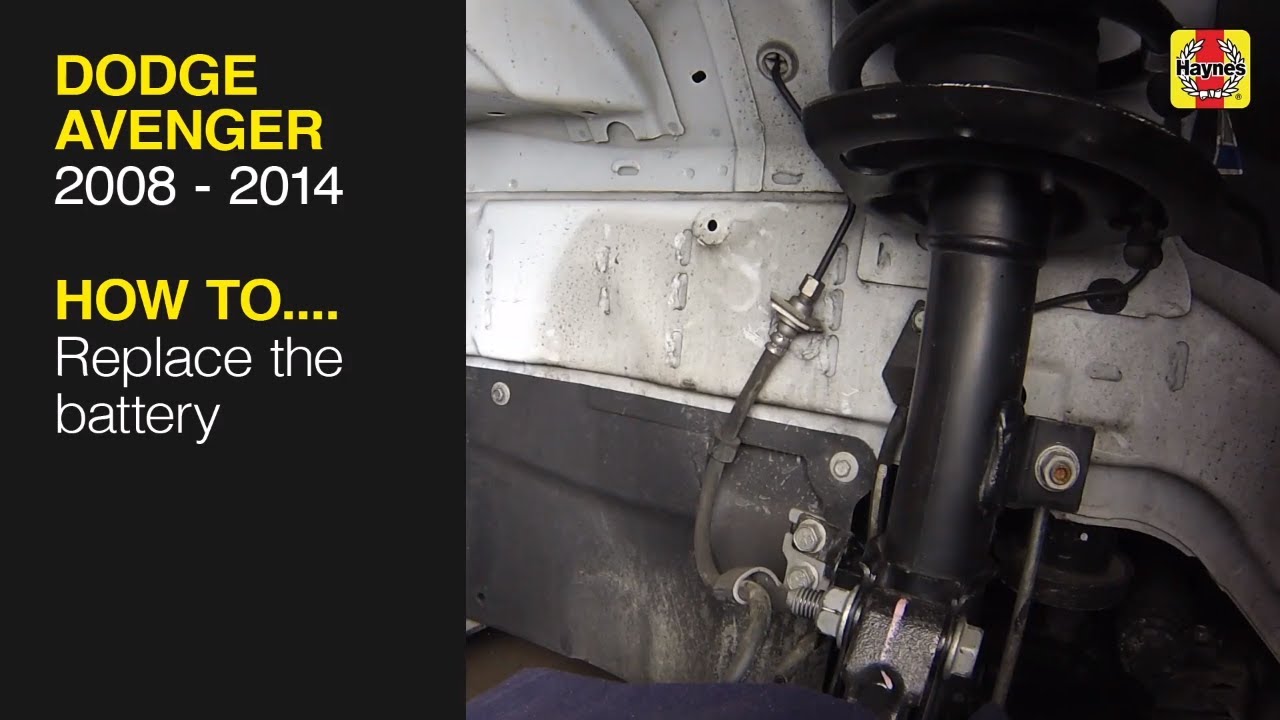 How to Replace the battery on the Dodge Avenger 2008 - 2014