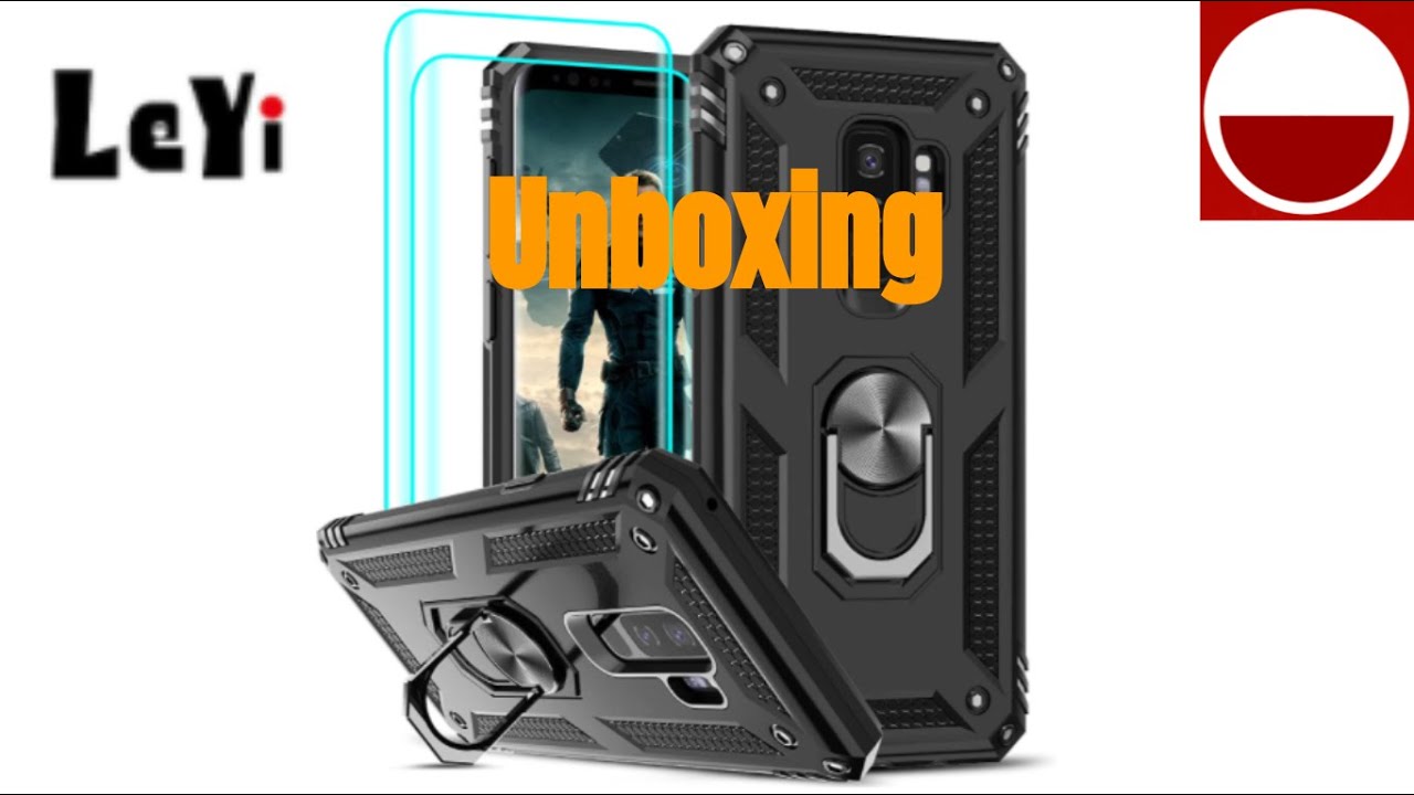 Samsung Galaxy S9 Plus Case with [2 Pack] 3D Curved Screen Protector Unboxing