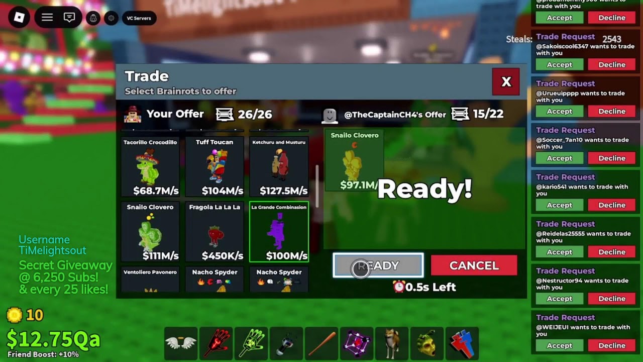 PVP & Trading | Admin Abuse Live! | Roblox Steal a Brainrot Ep:51