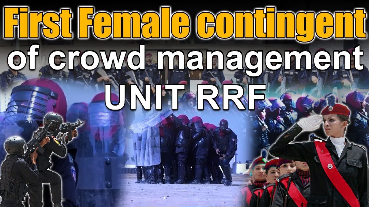 Empowered & Ready | Female Contingent of the Crowd Management Unit RRF in Action