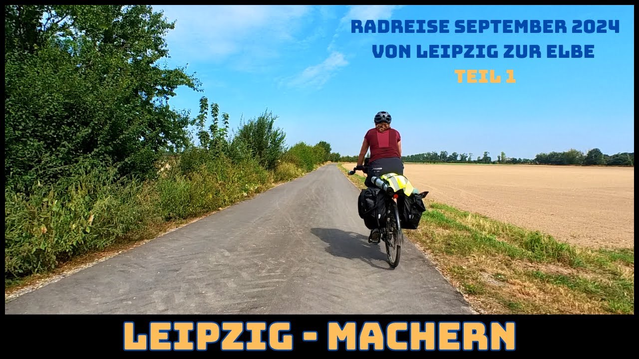 Radreise zur Elbe | Tag 1 Leipzig - Machern