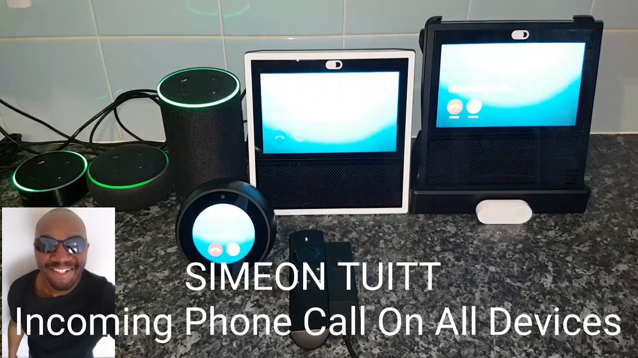 Echo Show UK Landline Phone Call With Alexa Calling Smart Home Demo By Simeon Tuitt Receiving A Call